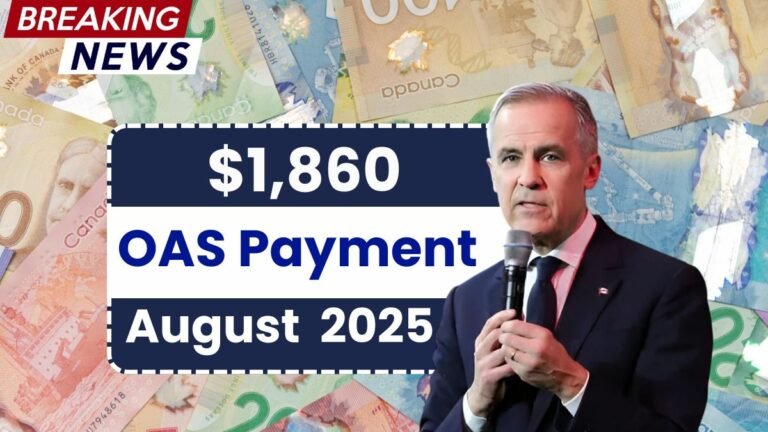 $1,860 OAS Payment Drops This August: Who Qualifies & When You’ll Get Paid?